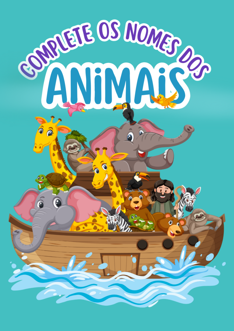 Complete o nome dos animais - capa